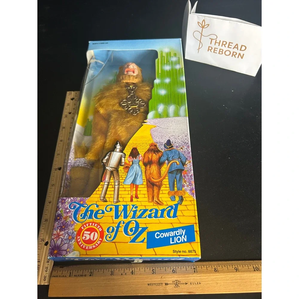 Wizard of Oz Cowardly Lion 50th Anniversary Multi Toys Corp Doll NIB‎